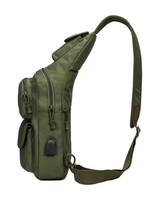 Сумка через плечо Snoburg 606 зеленый