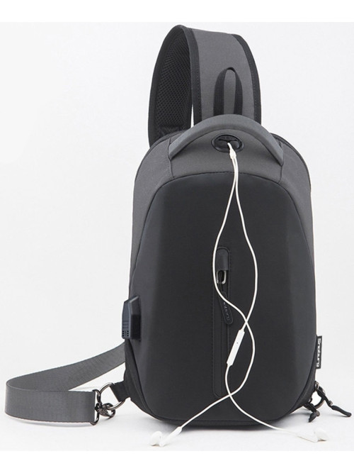 Сумка через плечо Snoburg simple серая